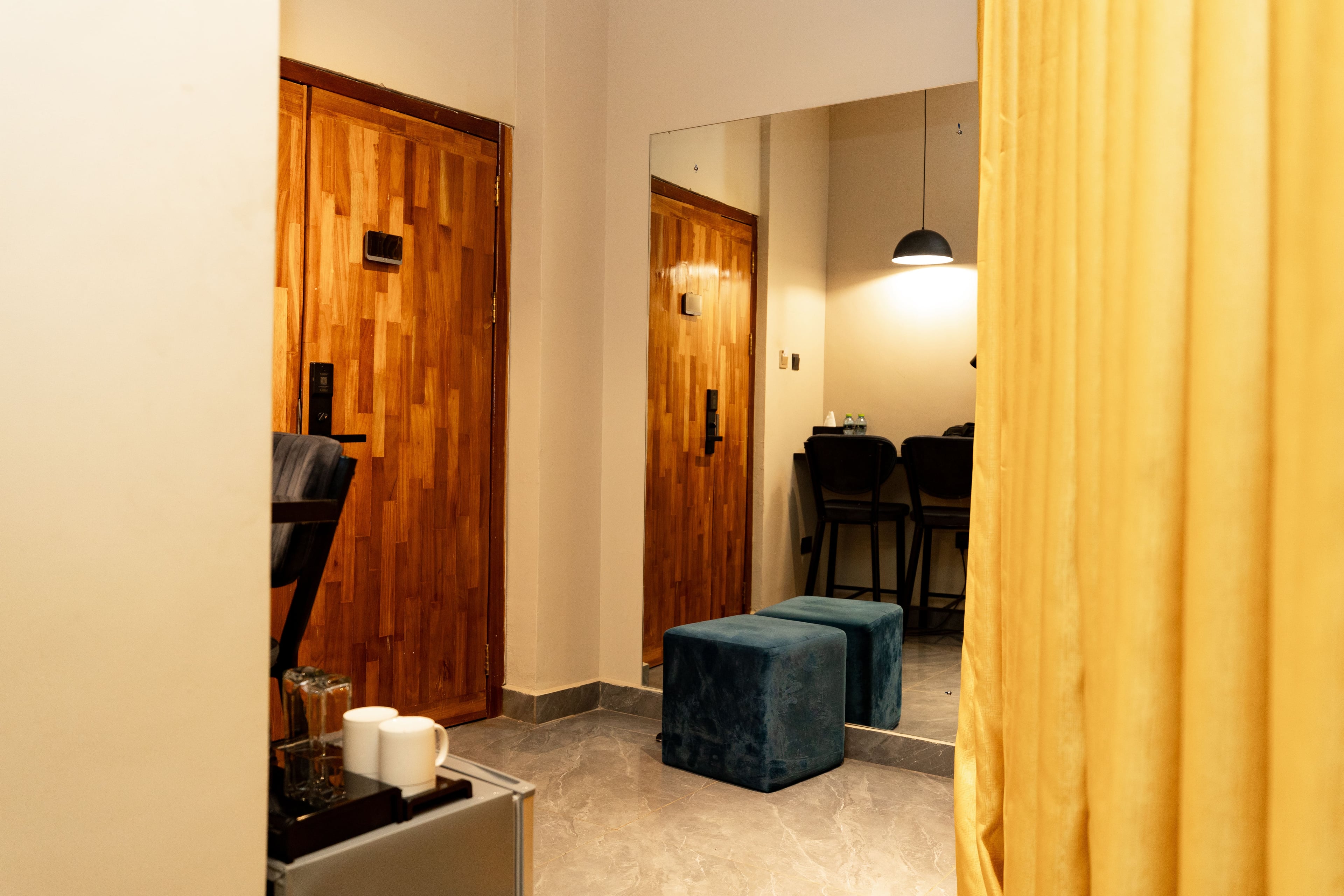 sample amenities in deluxe seed room